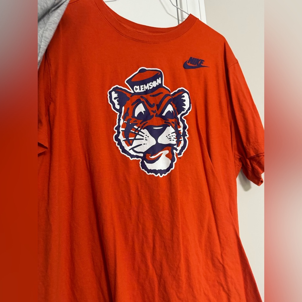 Clemson Nike Men's Tees - White, Gray, Orange XL - Picture 5 of 7